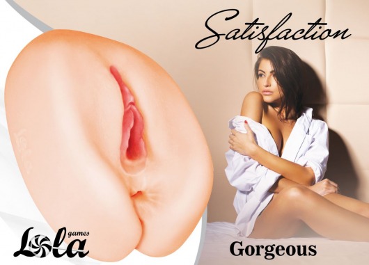 Мастурбатор с 2 тоннелями Satisfaction Gorgeous - Lola Games - в Сызрани купить с доставкой