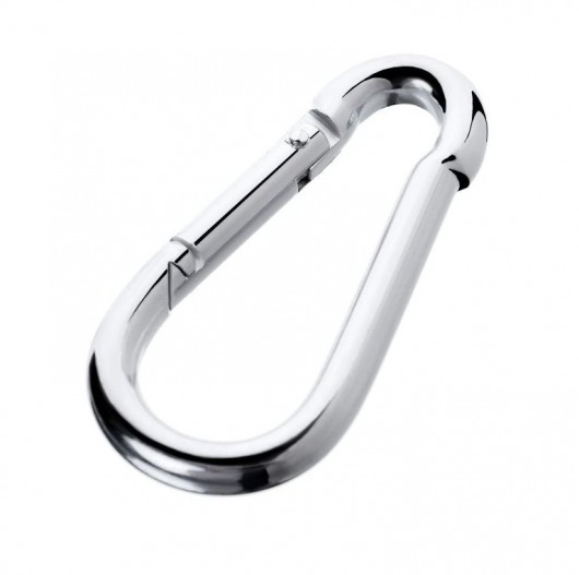 Серебристый карабин TOYFA Metal - ToyFa - купить с доставкой в Сызрани