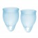 Набор голубых менструальных чаш Feel confident Menstrual Cup - Satisfyer - купить с доставкой в Сызрани