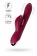 Бордовый вибратор-кролик Sangra - 20,5 см. - ToyFa купить в Сызрани с доставкой в Orgasmix.ru Бордовый вибратор-кролик Sangra - 20,5 см. - ToyFa