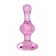 Розовая фигурная анальная втулка - 9,8 см. - Sexus в Сызрани Розовая фигурная анальная втулка - 9,8 см. - Sexus