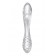 Прозрачный двусторонний стеклянный фаллоимитатор Dazzling Crystal 1 - 18,5 см. - Satisfyer купить с доставкой в интернет-магазине Orgasmix в Сызрани Прозрачный двусторонний стеклянный фаллоимитатор Dazzling Crystal 1 - 18,5 см. - Satisfyer